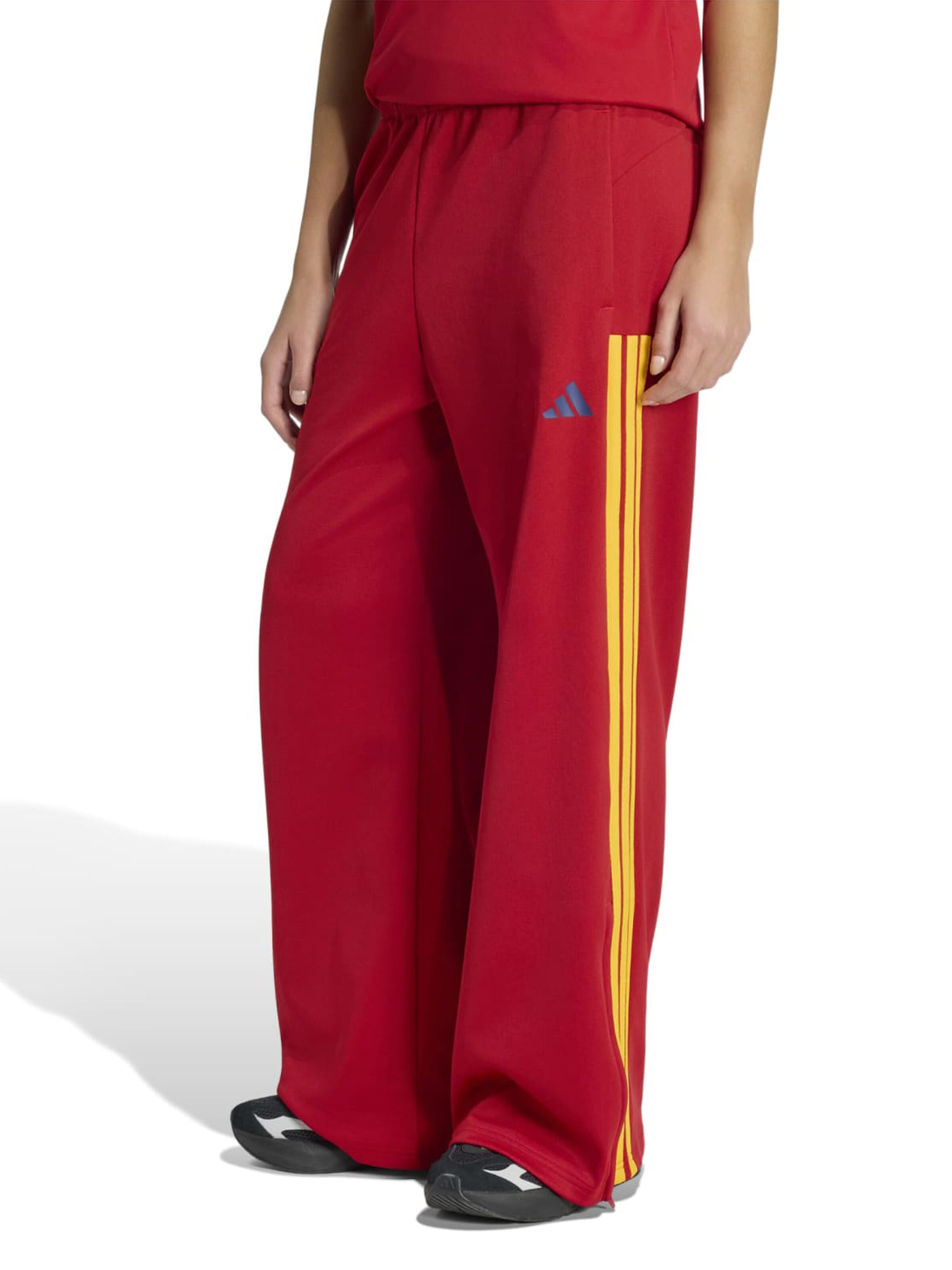 ADIDAS SPORTSWEAR Wide leg Sportbroek 'HER' in Rood: voorkant
