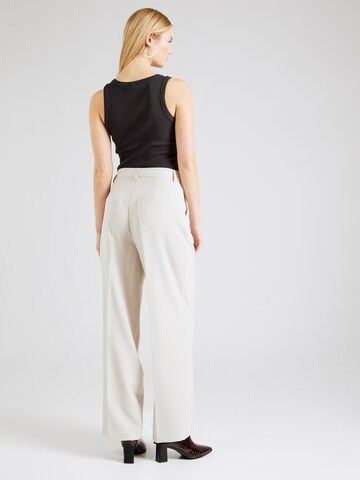 VERO MODA Wide leg Pleat-Front Pants 'VMTroian' in Beige