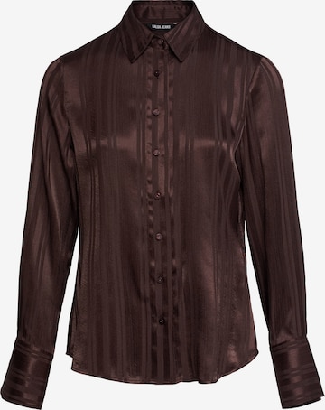 Salsa Jeans Blouse in Brown: front