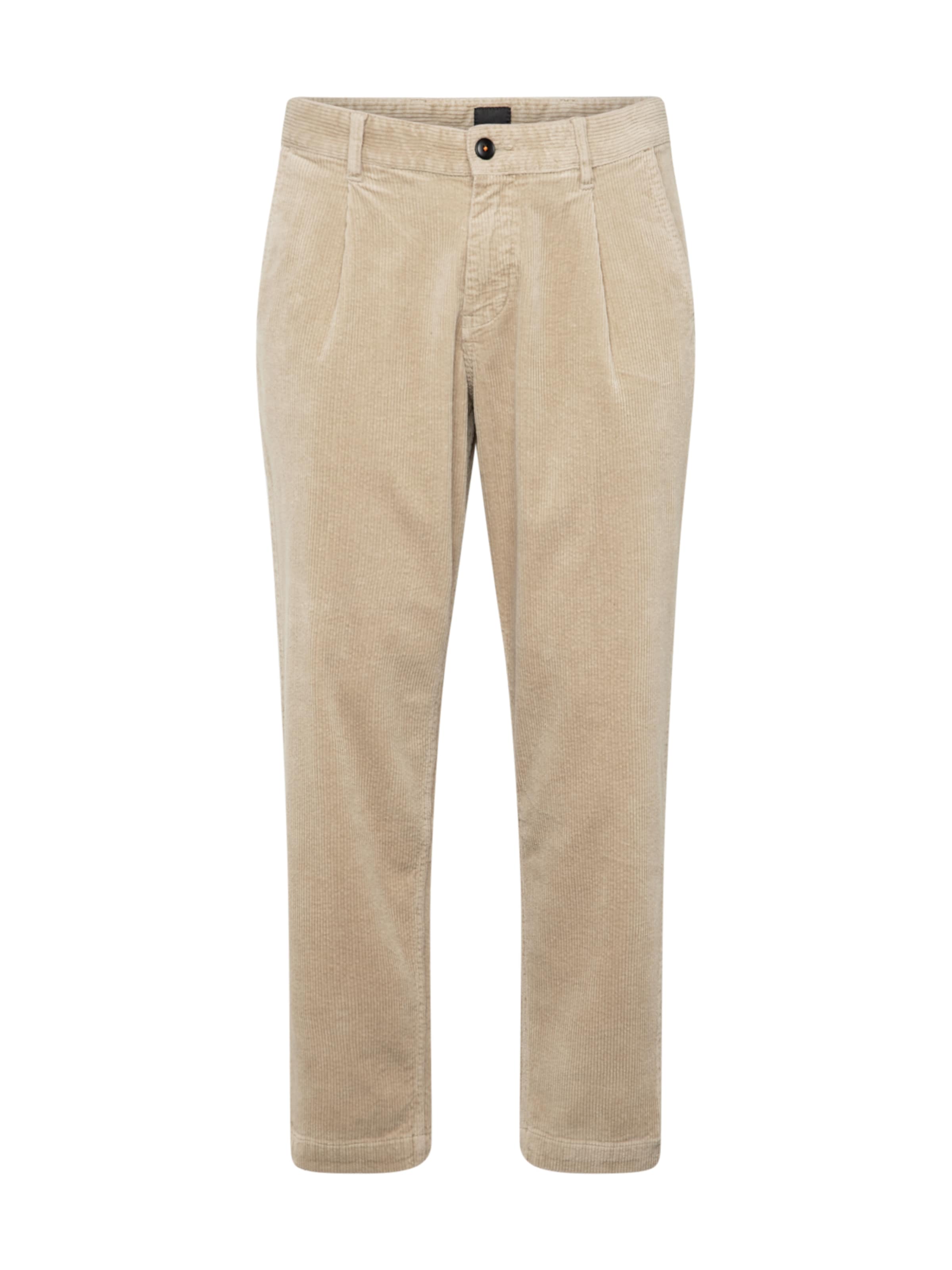 Regular Pantalon à pince 'Shyne' BOSS en beige : devant