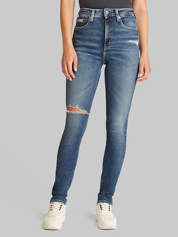 Calvin Klein Jeans Skinny Τζιν σε μπλε: μπροστά