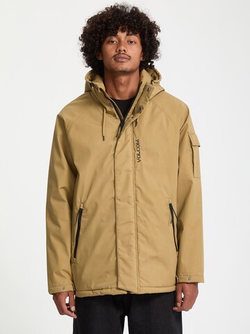 Volcom Functionele jas in Bruin: voorkant