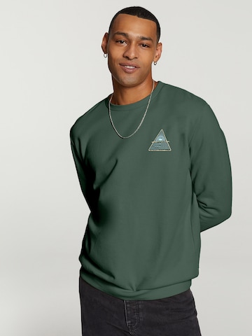 Shiwi Sweatshirt in Groen: voorkant