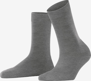 FALKE Socken 'ClimaWool' in Grau: Vorderseite