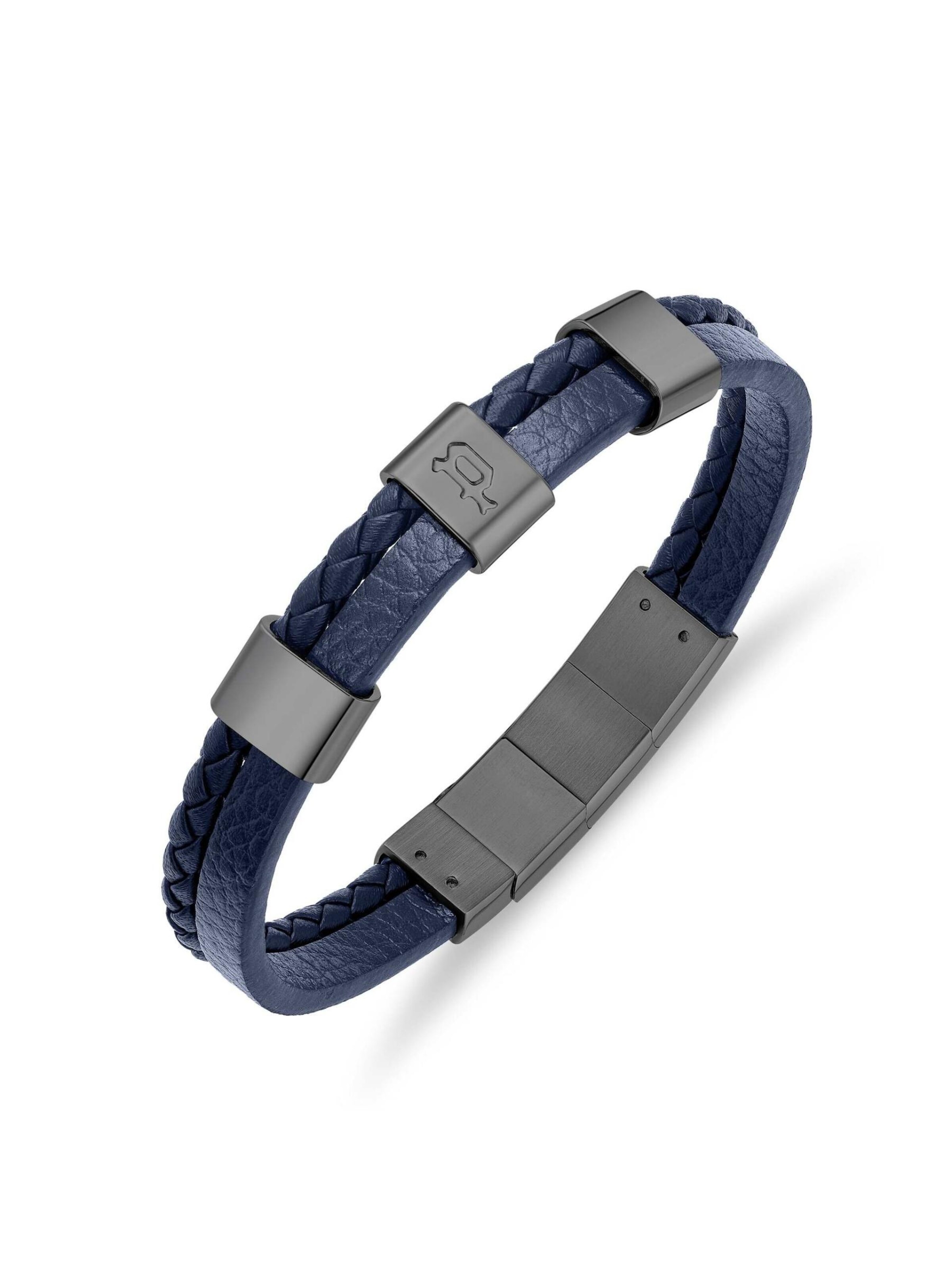 POLICE Bracelet 'Unity' in Blue: front