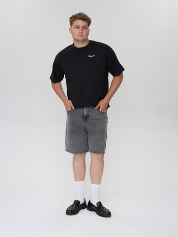 Dxnmxrk Wide leg Jeans 'DXGeran' in Zwart