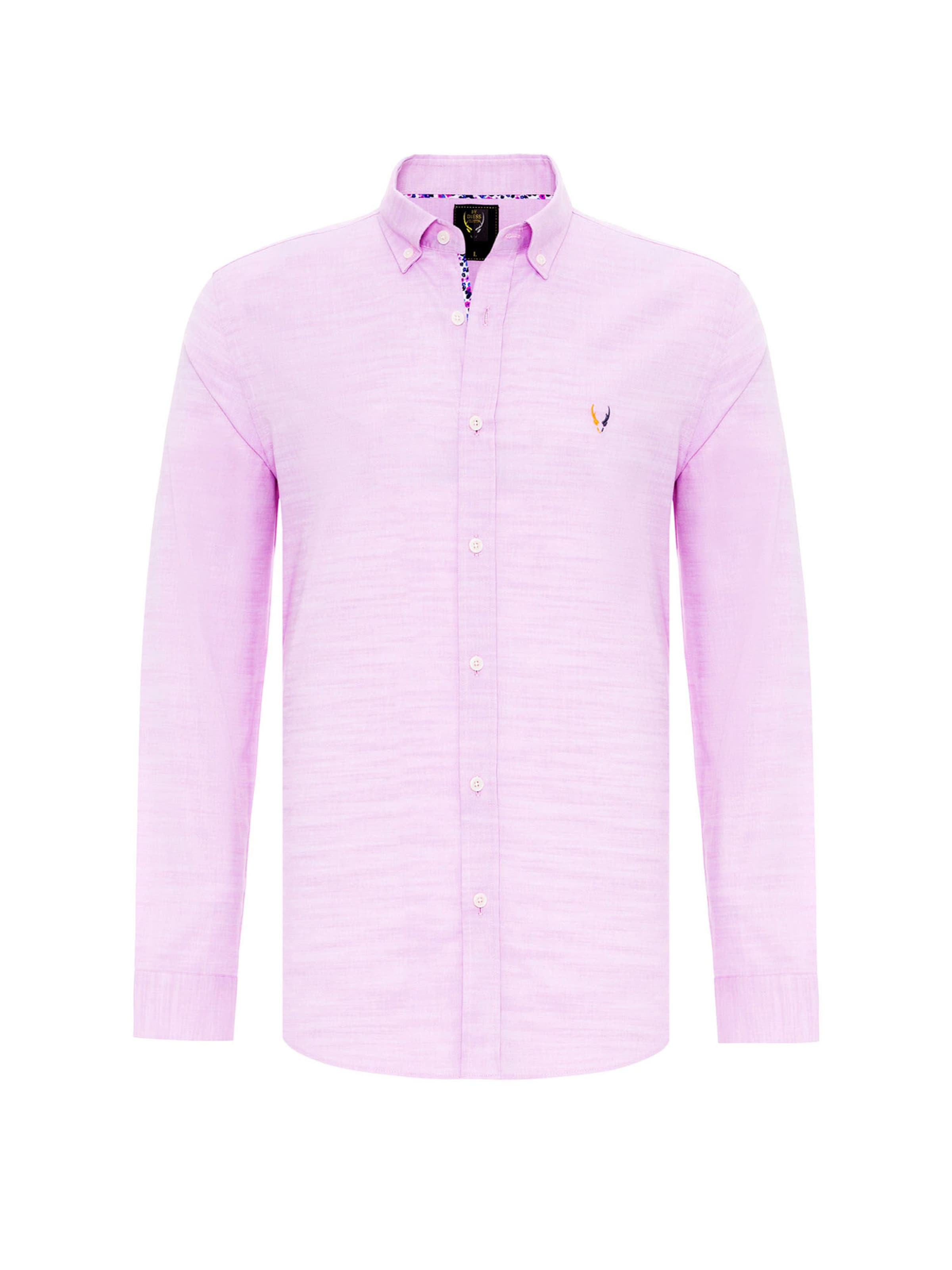 By Diess Collection Regular fit Button Up Shirt in Pink: front