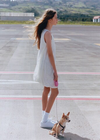MANGO KIDS Kleid 'Patmos' in Weiß