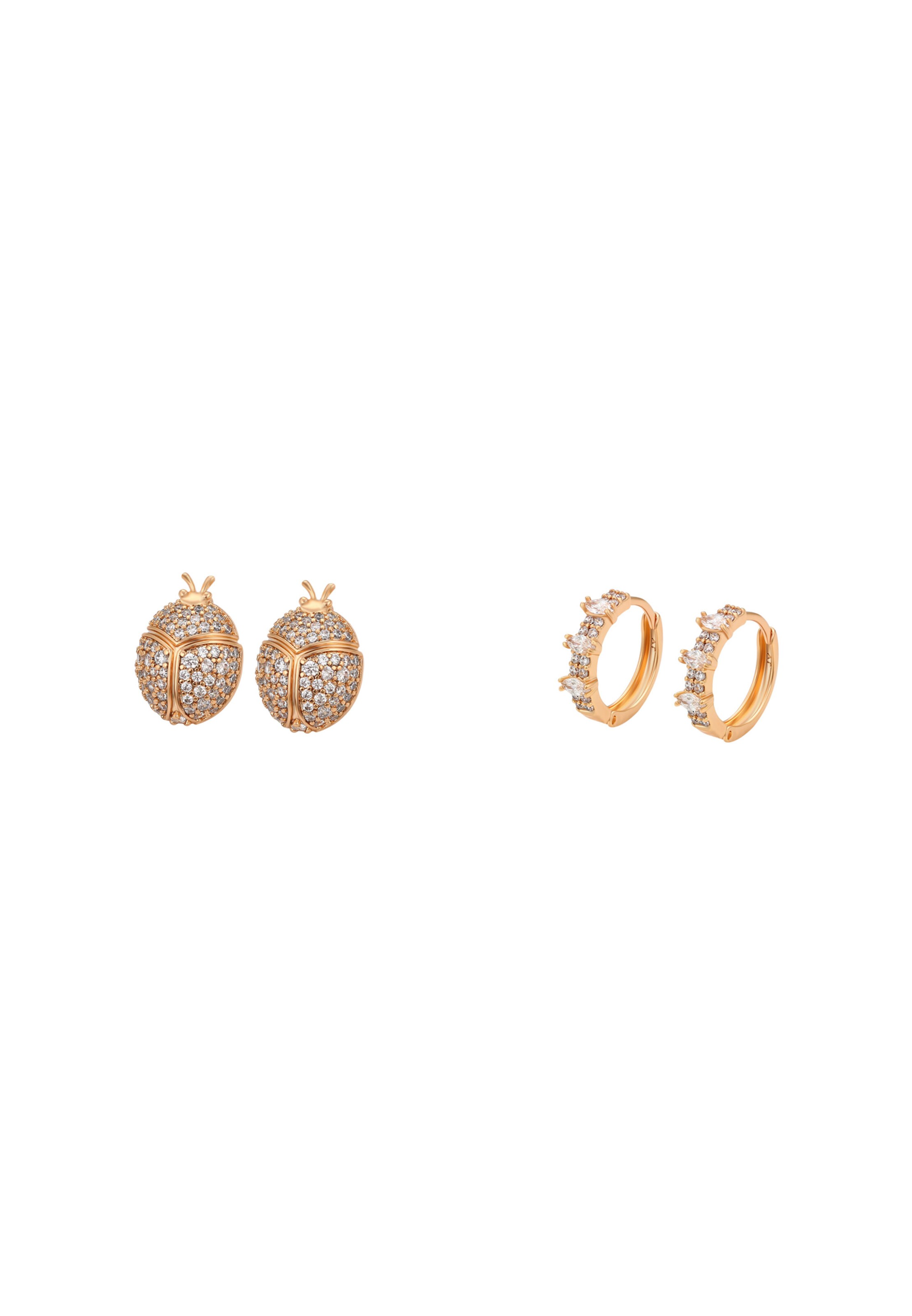 faina - Conjunto de joyería en oro: frente