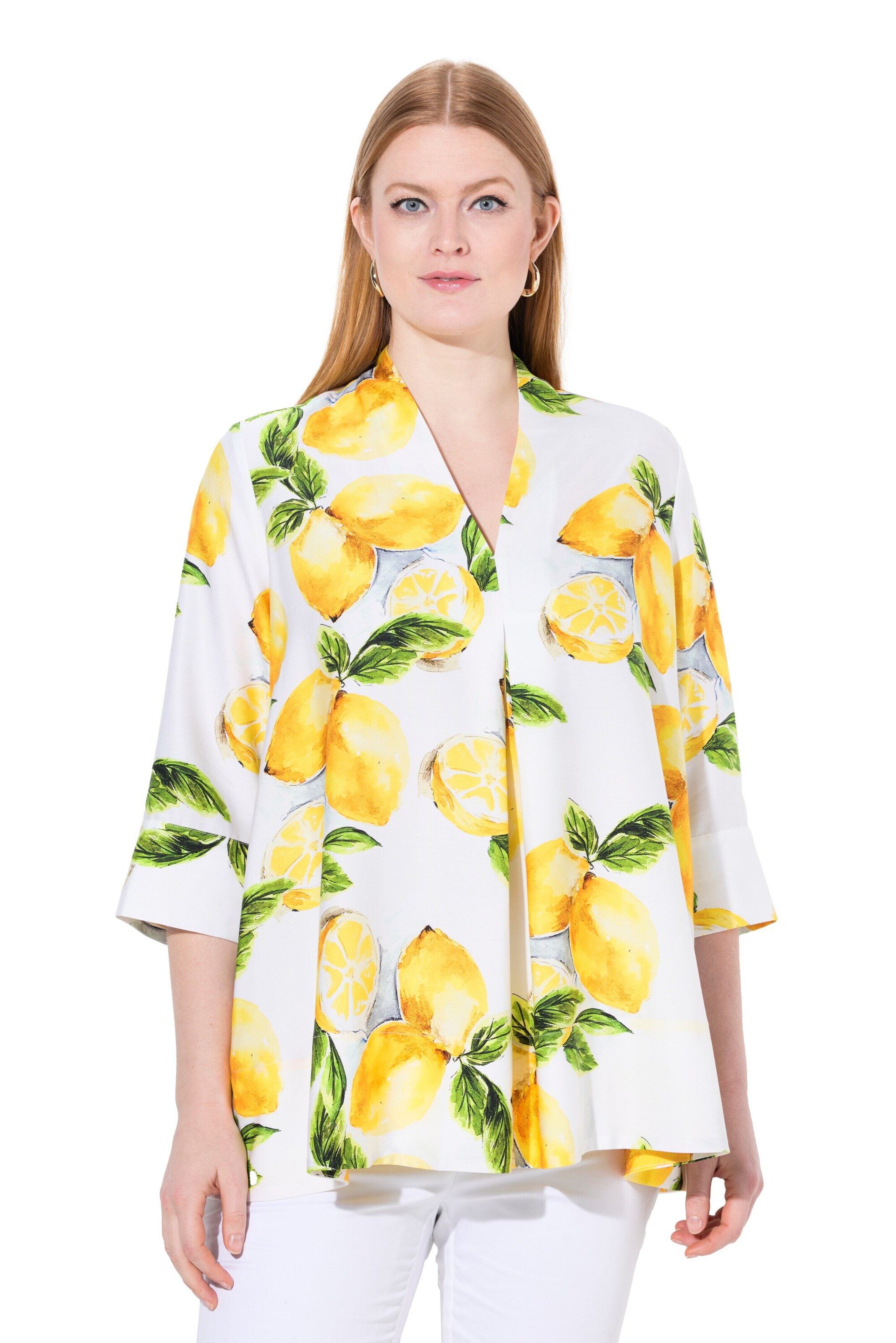 Ulla Popken Tunic in White: front