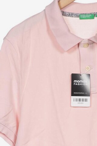 UNITED COLORS OF BENETTON Poloshirt XXL in Pink