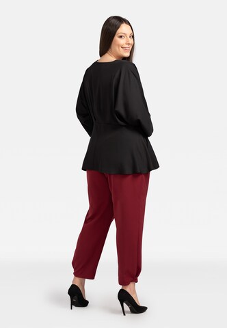 Karko Blouse 'MADRYTA ' in Zwart