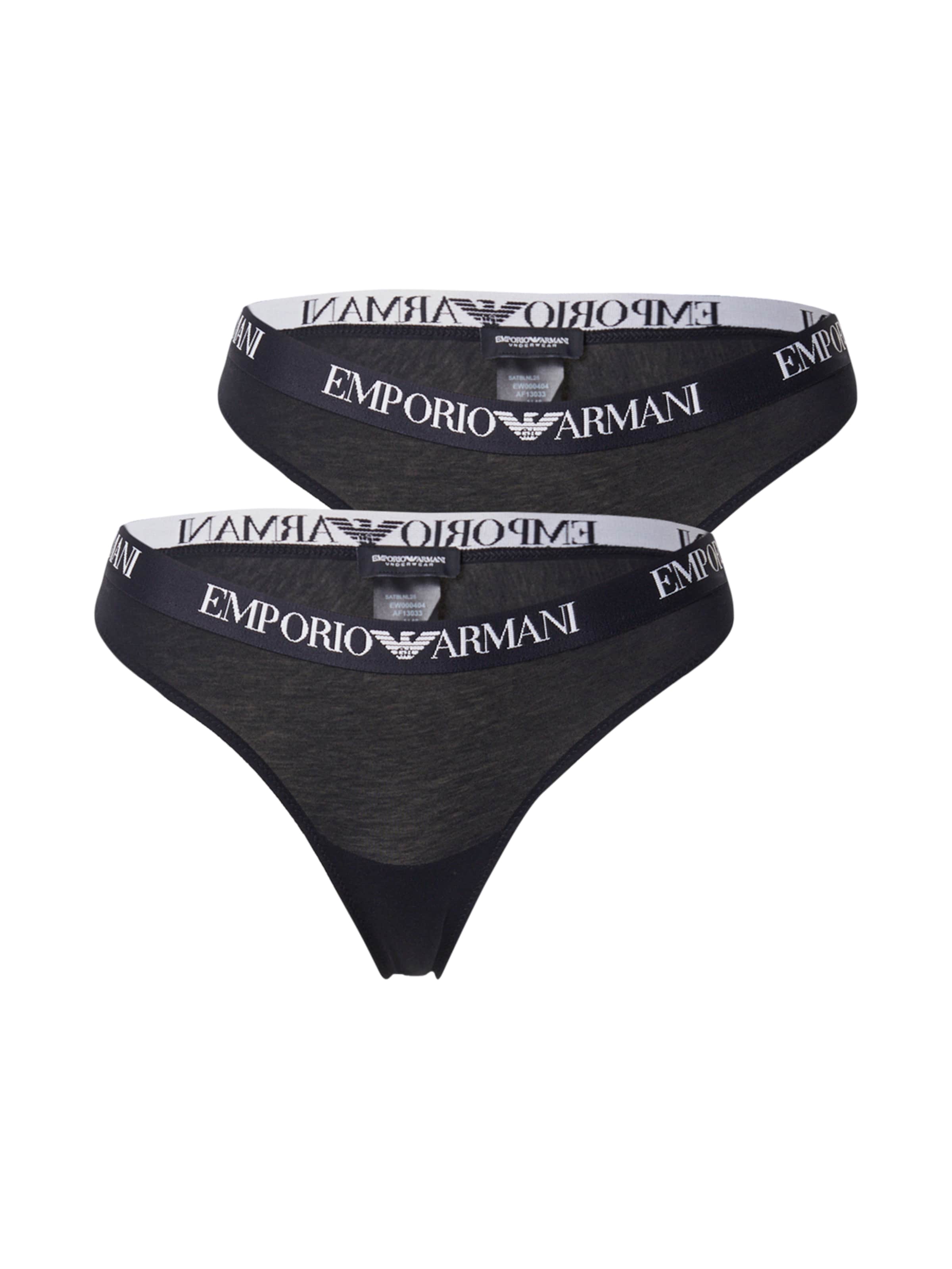 Emporio Armani Trosa i svart: framsida