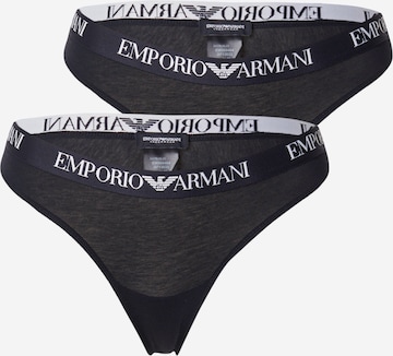Emporio Armani Alushousut värissä musta: etupuoli