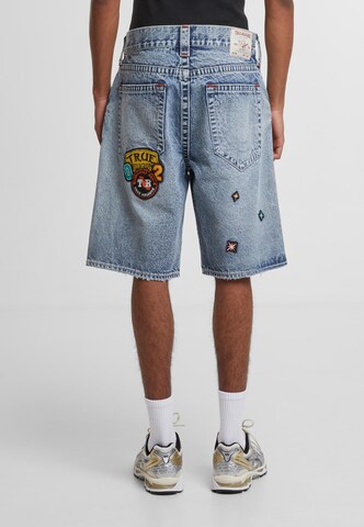 True Religion Loosefit Shorts 'Bobby' in Blau
