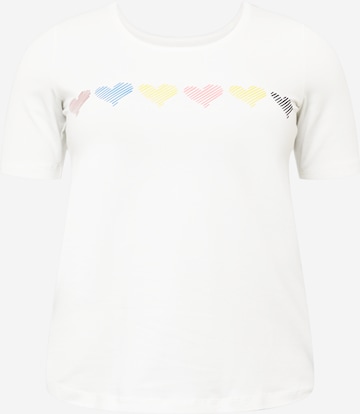 Persona by Marina Rinaldi T-shirt 'VALIDO' i vit: framsida