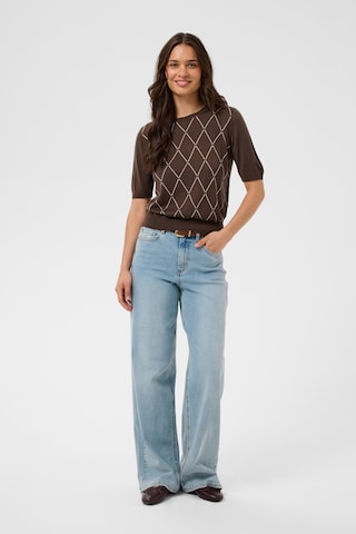 Pull-over 'KAnora Harlequin' Kaffe en marron