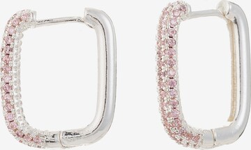 Leslii Earrings in Silver: front