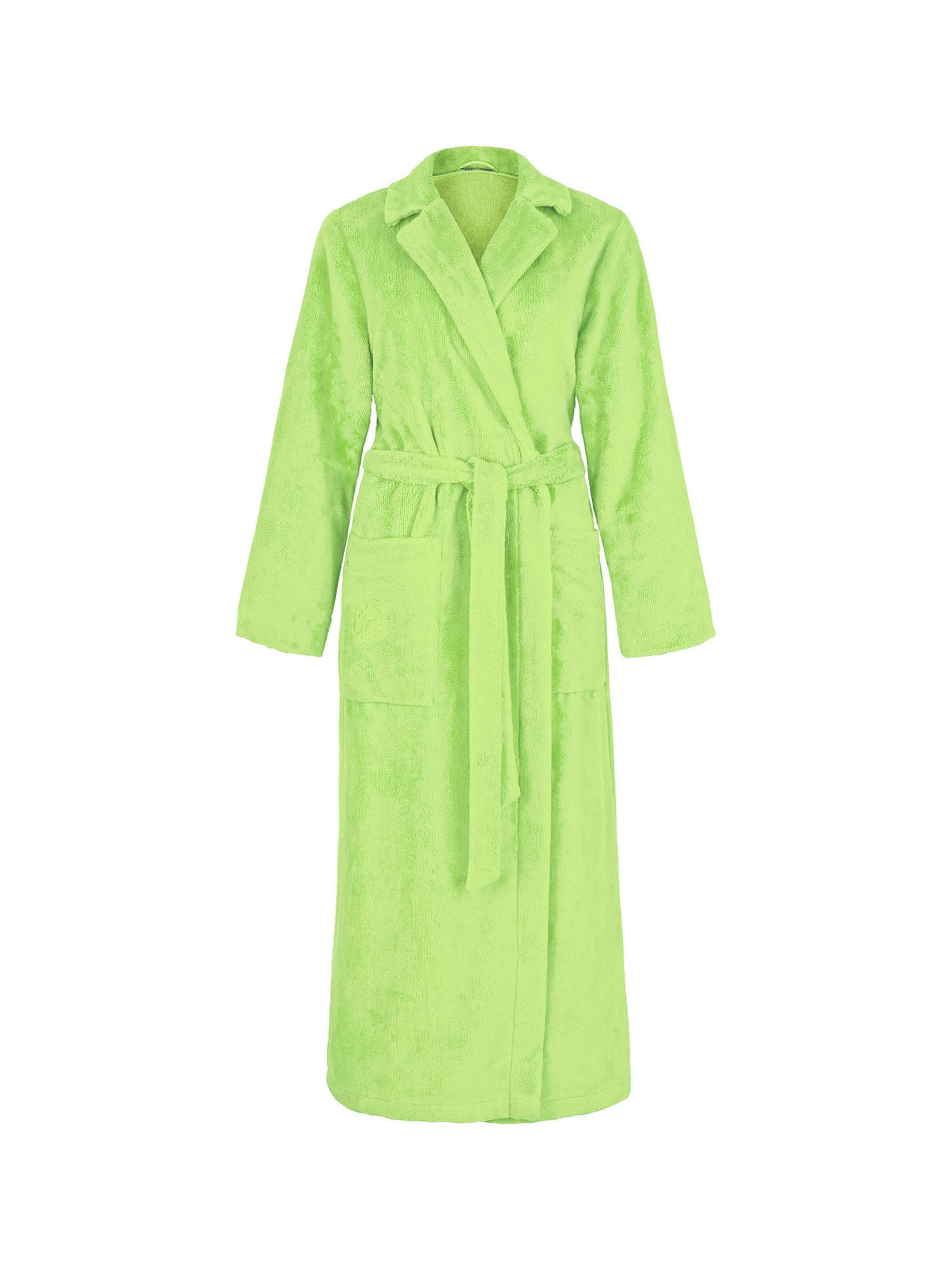 FÉRAUD PARIS Short Bathrobe ' Spa ' in Yellow: front