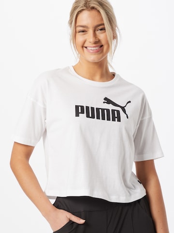 PUMA Функциональная футболка в Белый: спереди