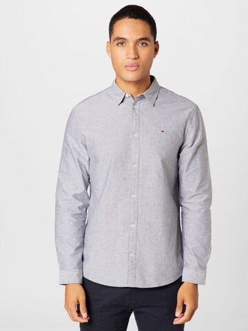 Regular fit Camicia di TOMMY HILFIGER in grigio: frontale