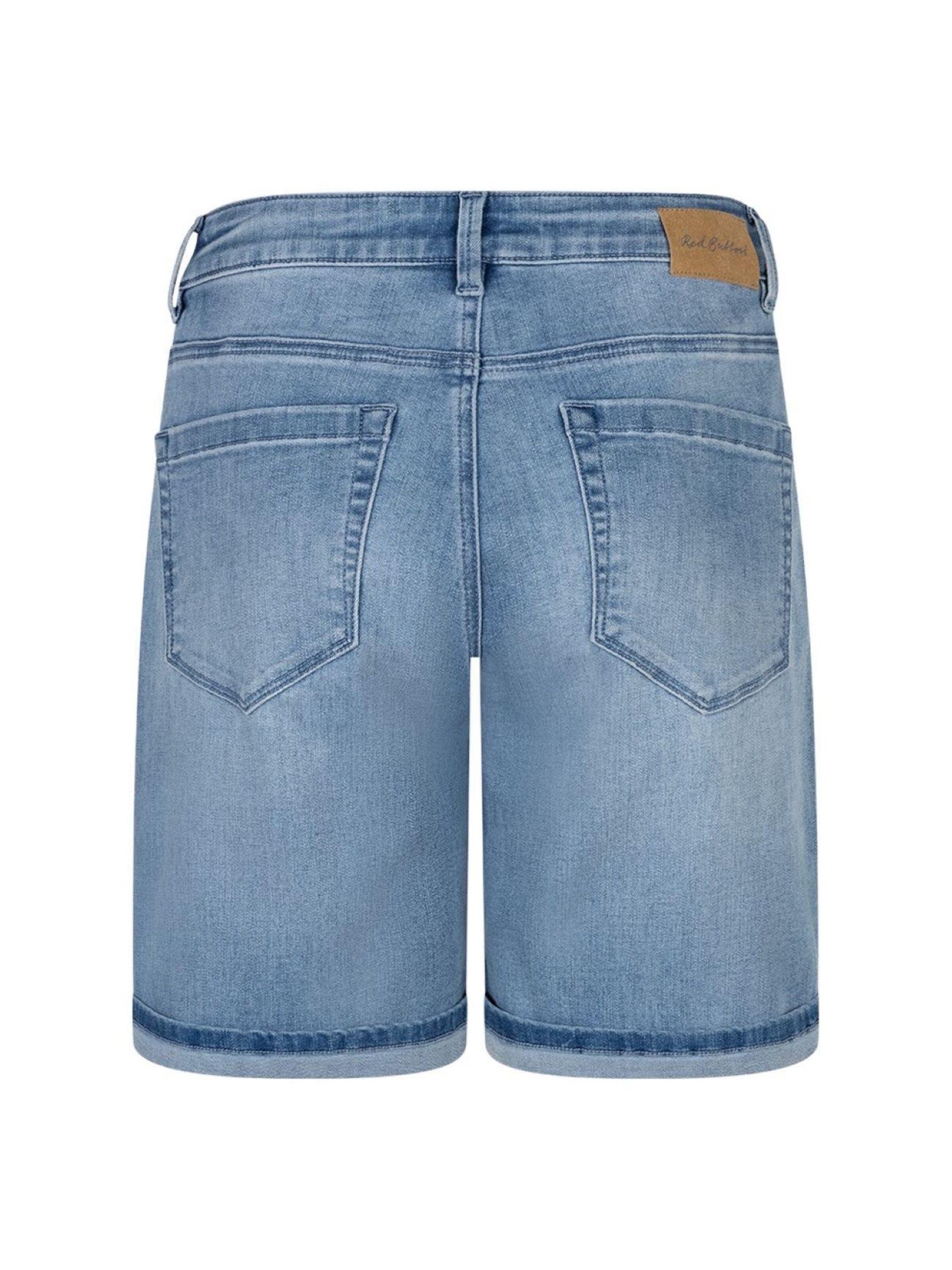 Red Button Regular Broek 'Red Button Sienna short stone' in Blauw