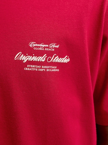 JACK & JONES Shirt in Red
