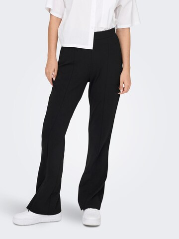 JDY Flared Trousers 'Geggo' in Black: front