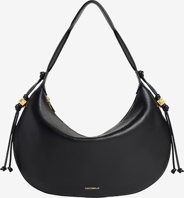Coccinelle Schultertasche 'Thess 4' in Schwarz: Vorderseite