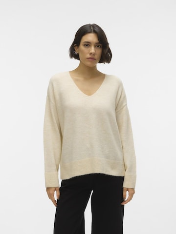 VERO MODA Sweater 'PHILINE' in Beige: front