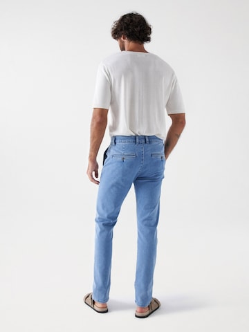 Coupe slim Jean Salsa Jeans en bleu