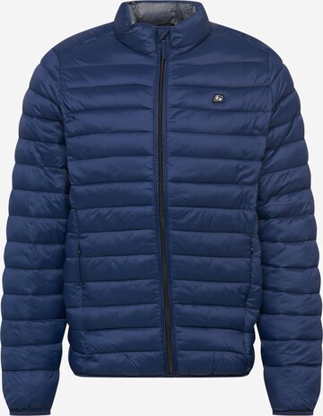 BLEND Winterjas 'Romsey' in Blauw: voorkant