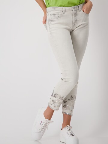 monari regular Jeans i beige: forside