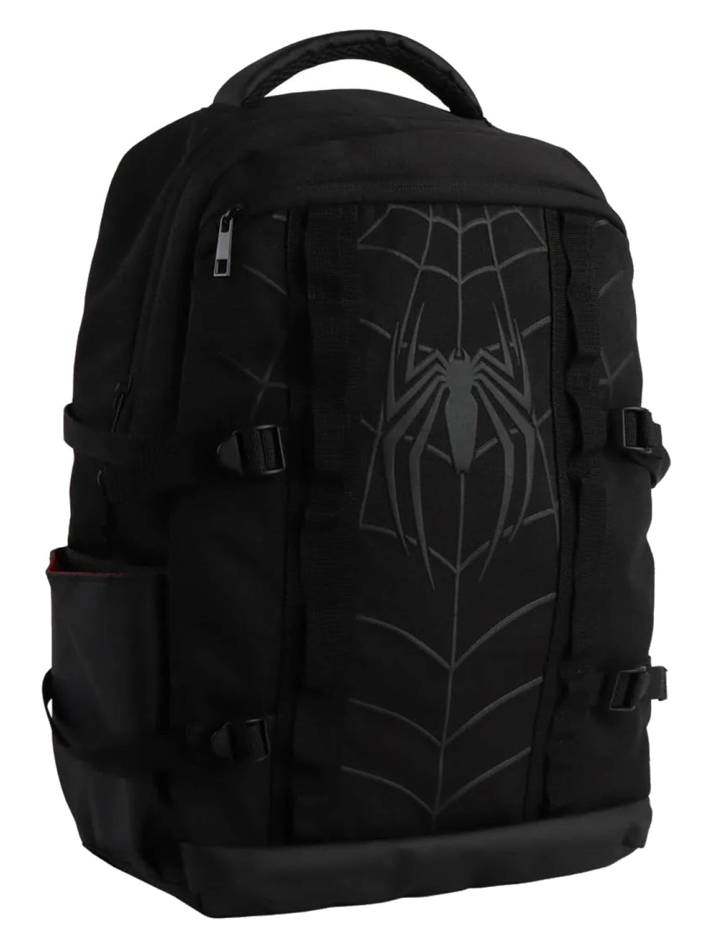 SPIDERMAN Rucksack 'Spiderman Spinlogo' in Schwarz
