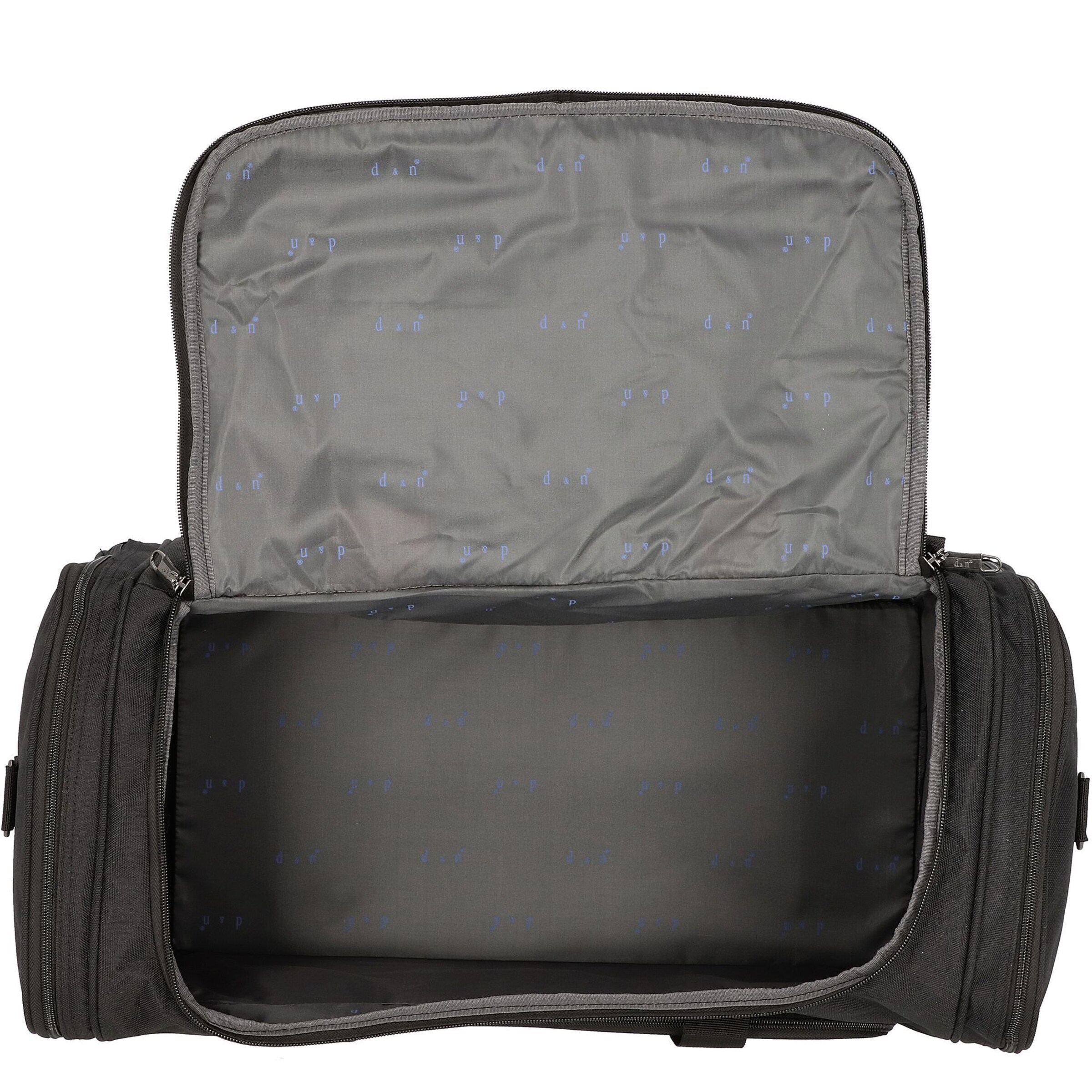 D&N Travel bag 'Travel Line 7700' in Black