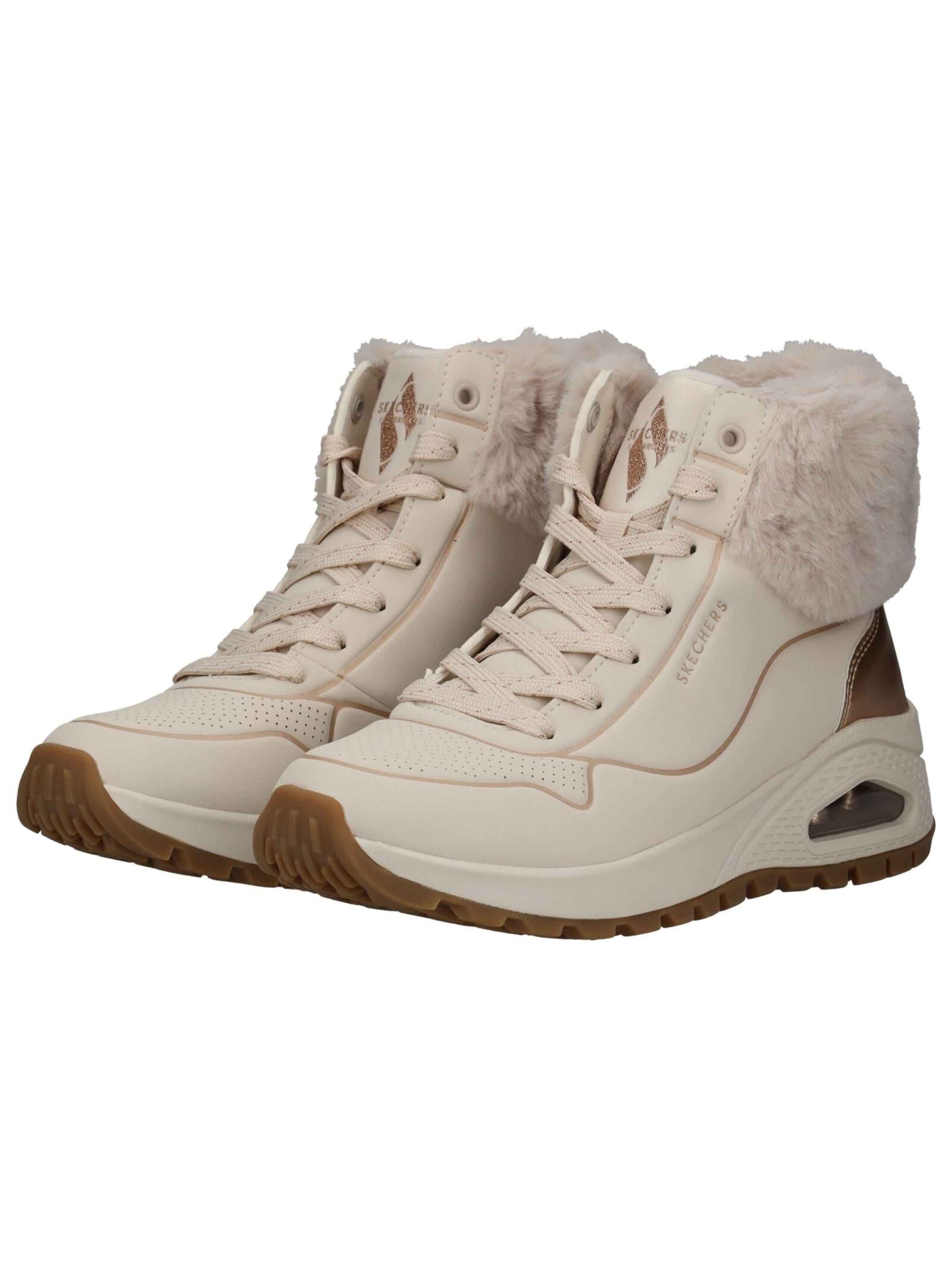 Stivaletto stringato di SKECHERS in beige