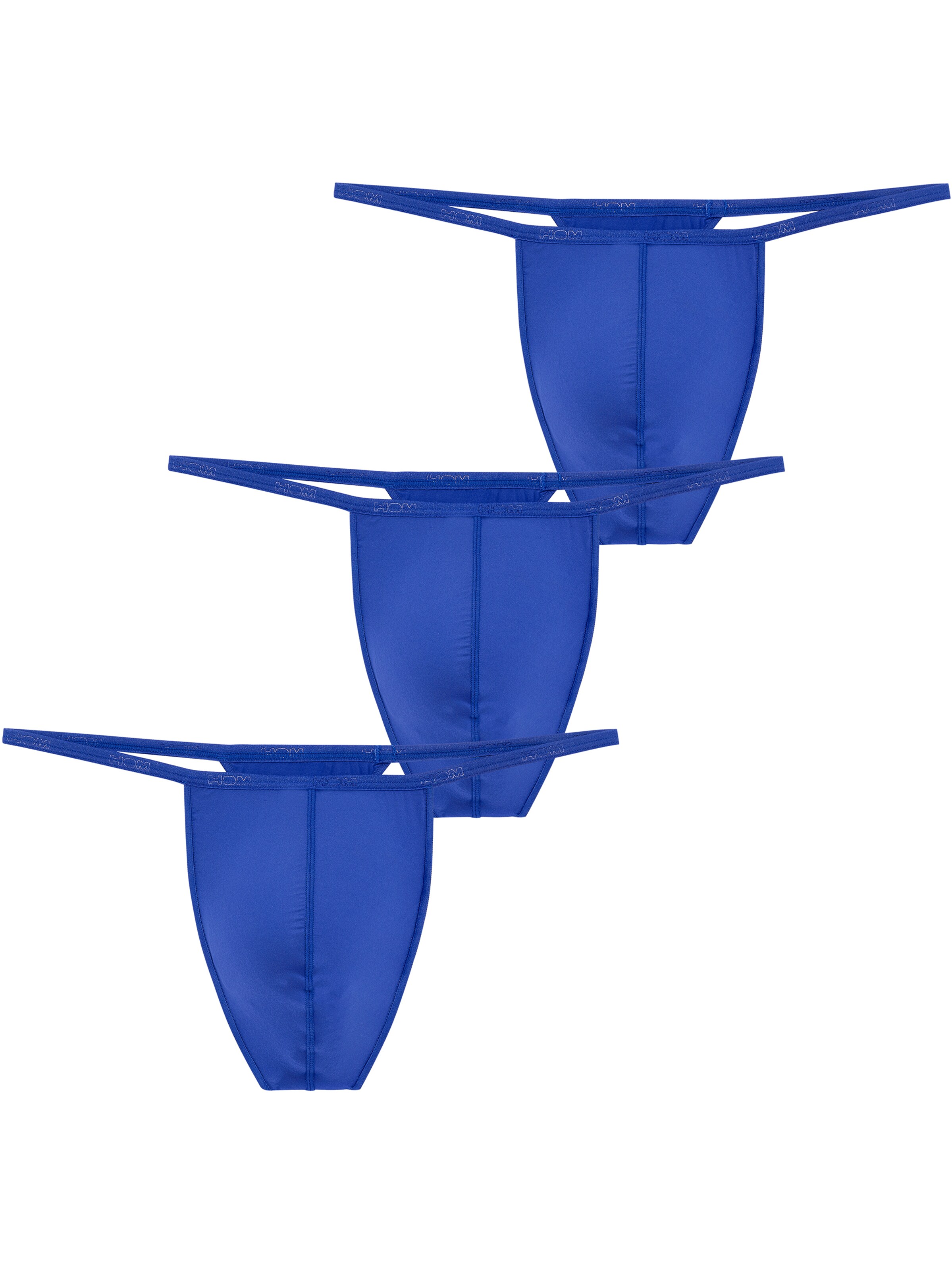 HOM G-String ' Plumes ' in Blau: Vorderseite