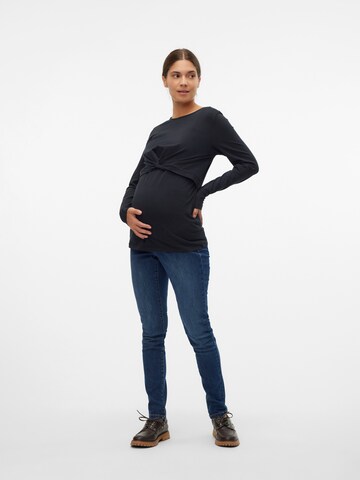 MAMALICIOUS T-shirt 'MLEva June' i svart