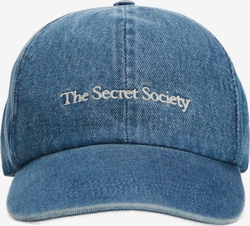 MANGO Cap in Blue: front