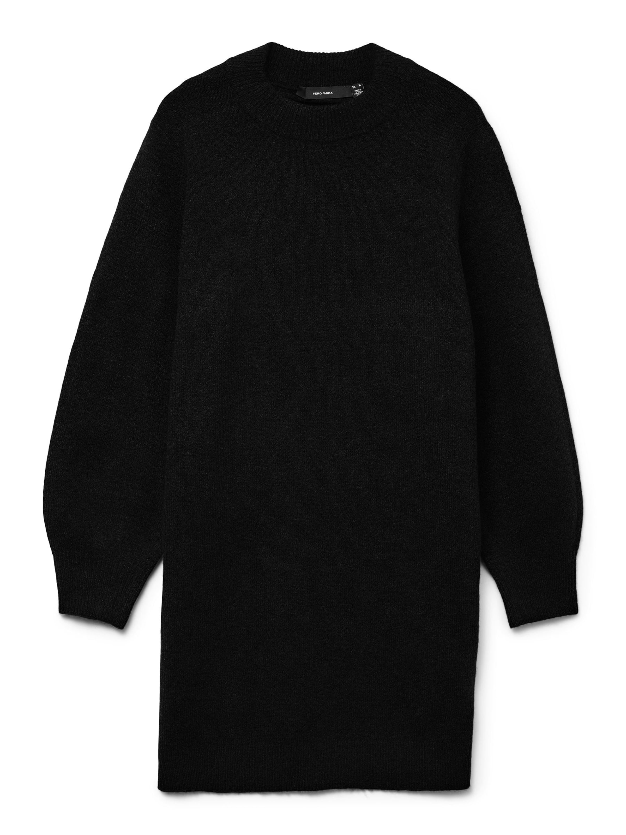 VERO MODA - Vestido de punto 'BESTI' en negro: frente