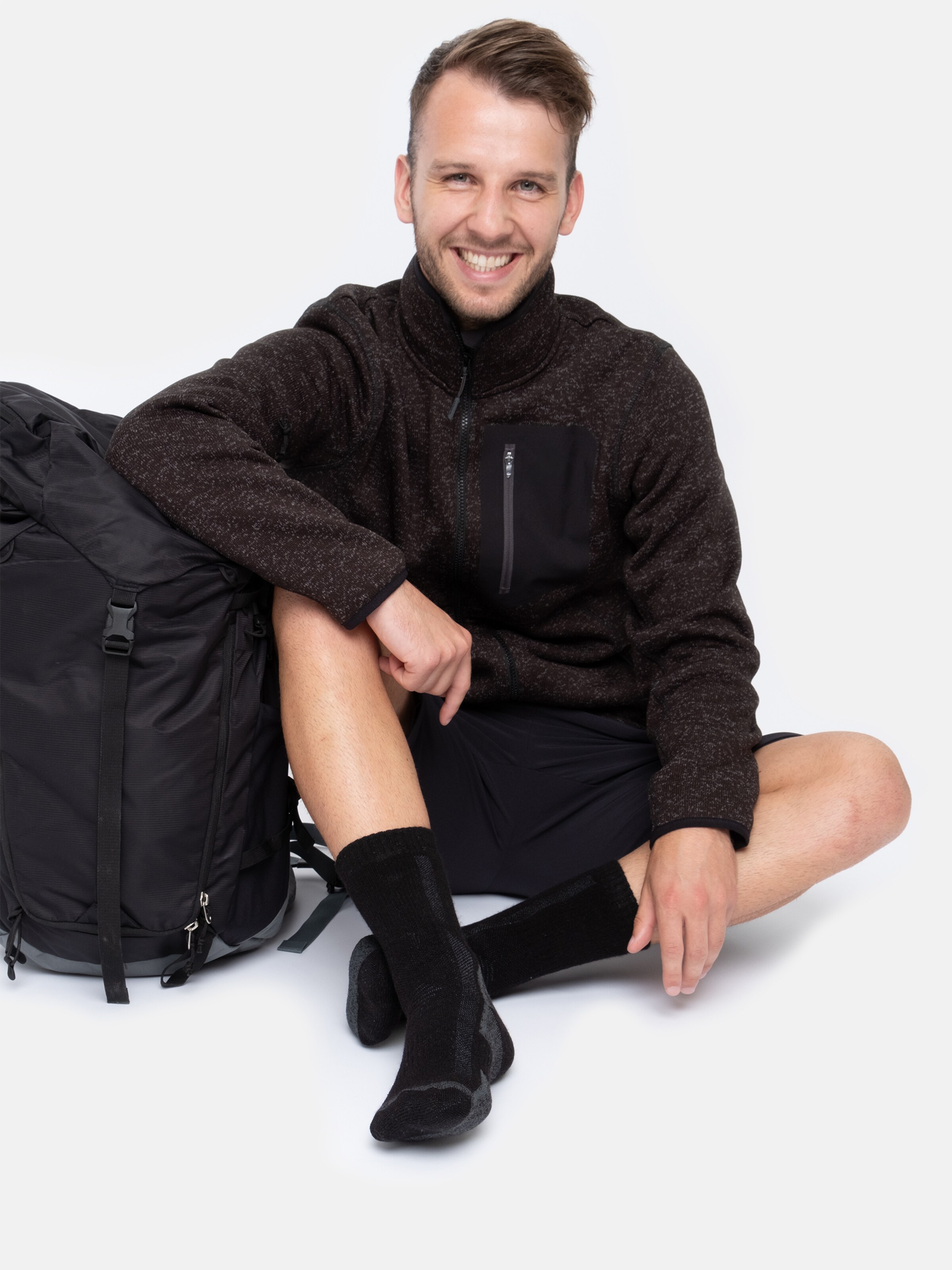 Occulto Sokken 'Erik' in Zwart