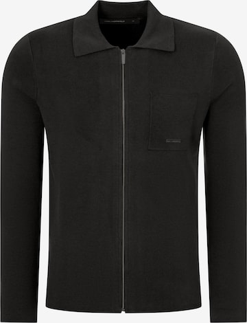 Karl Lagerfeld Strickjacke ' 655014 ' in Schwarz: Vorderseite
