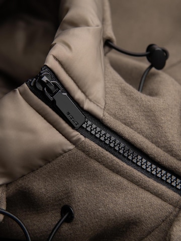 Ombre Winter coat 'OM-COWC-0132' in Brown