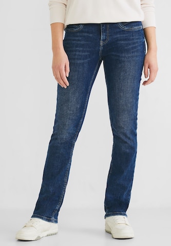 STREET ONE Slimfit Jeans in Blau: predná strana