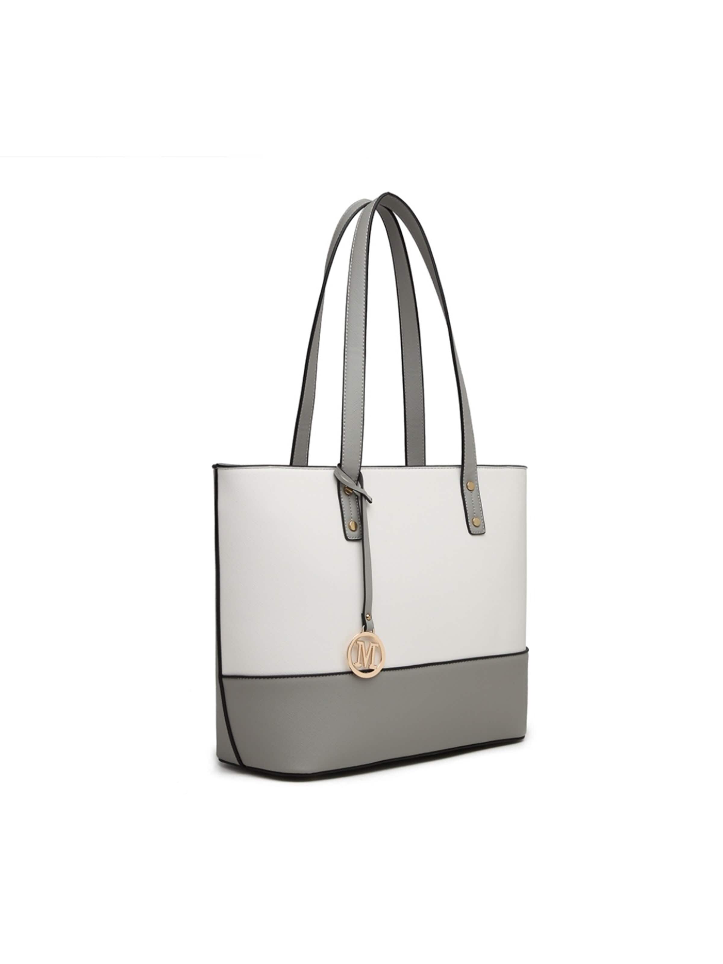 Miss Lulu Shoulder Bag in Grey