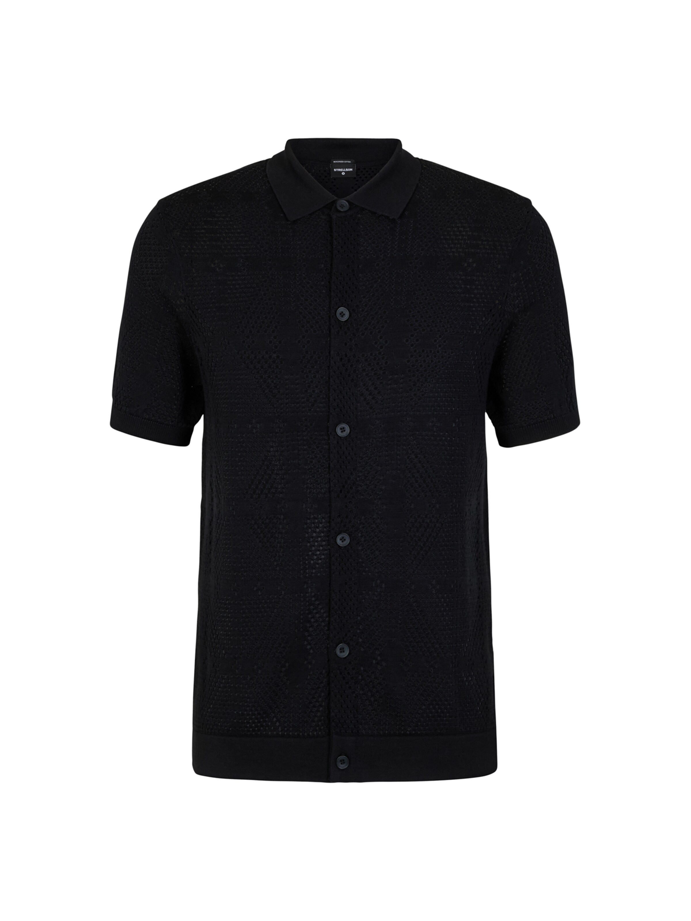 STRELLSON Regular fit Button Up Shirt 'Adrian' in Black: front