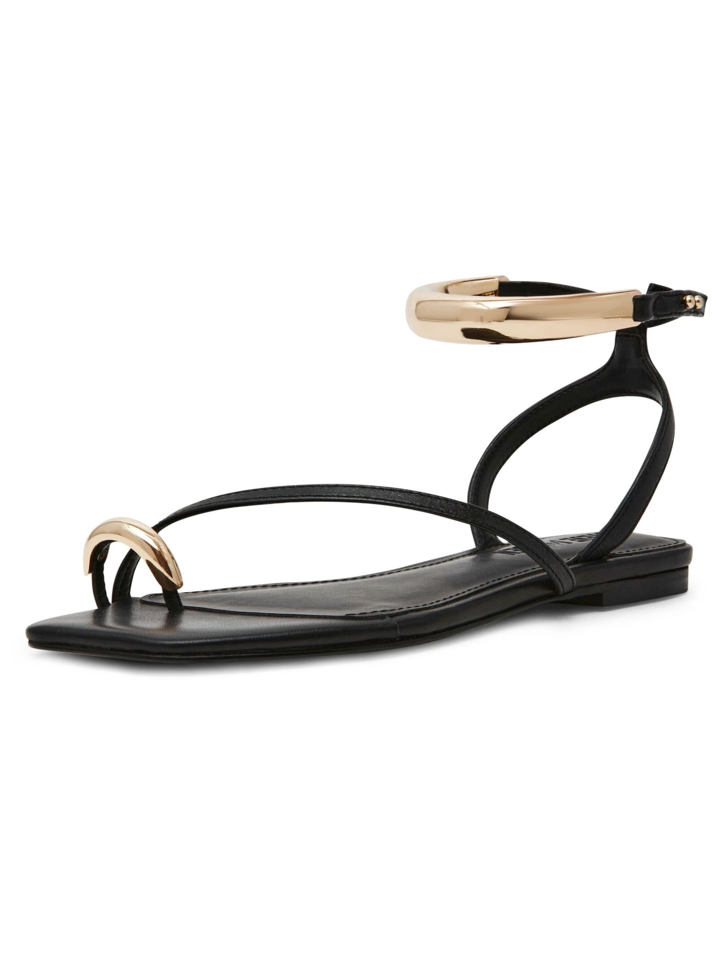 STEVE MADDEN T-bar sandals in Black: front