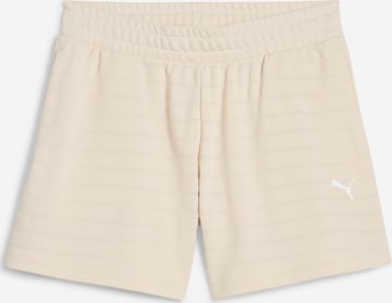 PUMA Regular Urheiluhousut 'ESS' värissä valkoinen: etupuoli