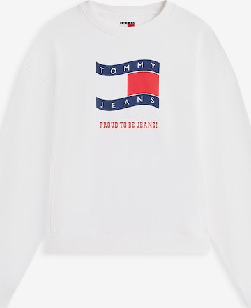 Tommy Jeans Sweatshirt in Weiß: Vorderseite