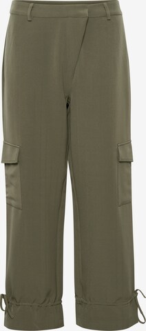 Pantalon cargo 'Muna' CULTURE en vert : devant